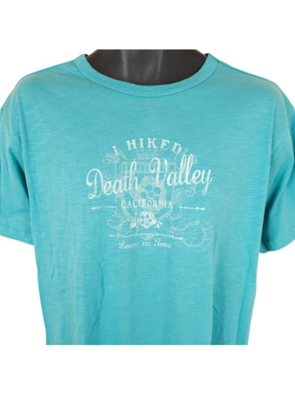 Death Valley T Shirt Womens Size 2XL Blue National Park Hiking Souvenir Tee
